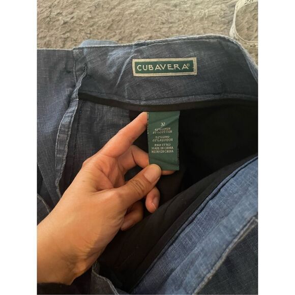 Cubavera linen blend cargo shorts size‎ 32 - Picture 8 of 8